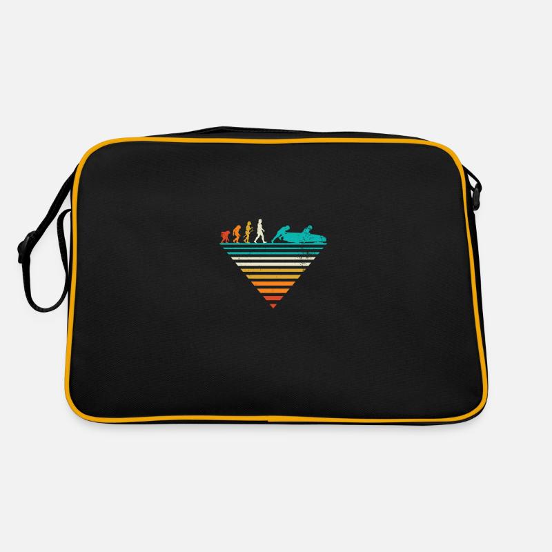 Human Evolution - Vintage Bobsled Retro Bag