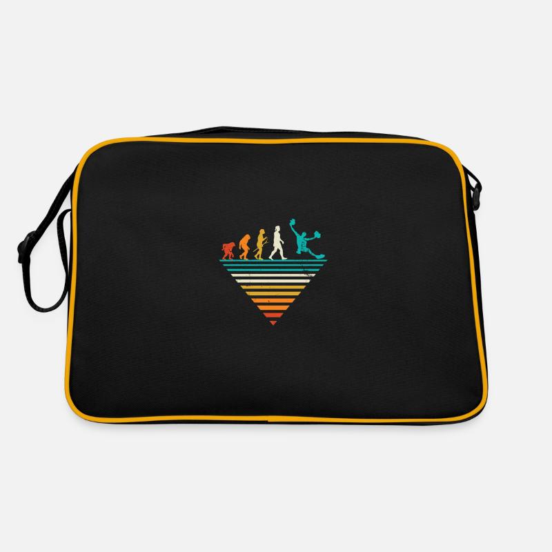 Menschliche Evolution - Vintage Bouldern Retro Tasche