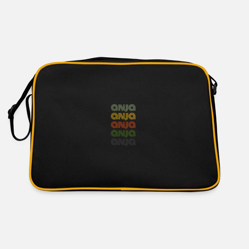 70s Retro Name Vintage Personalizing Anja Retro Bag