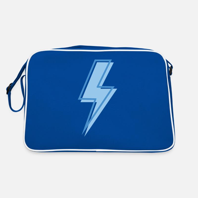 Blue lightning Retro Bag