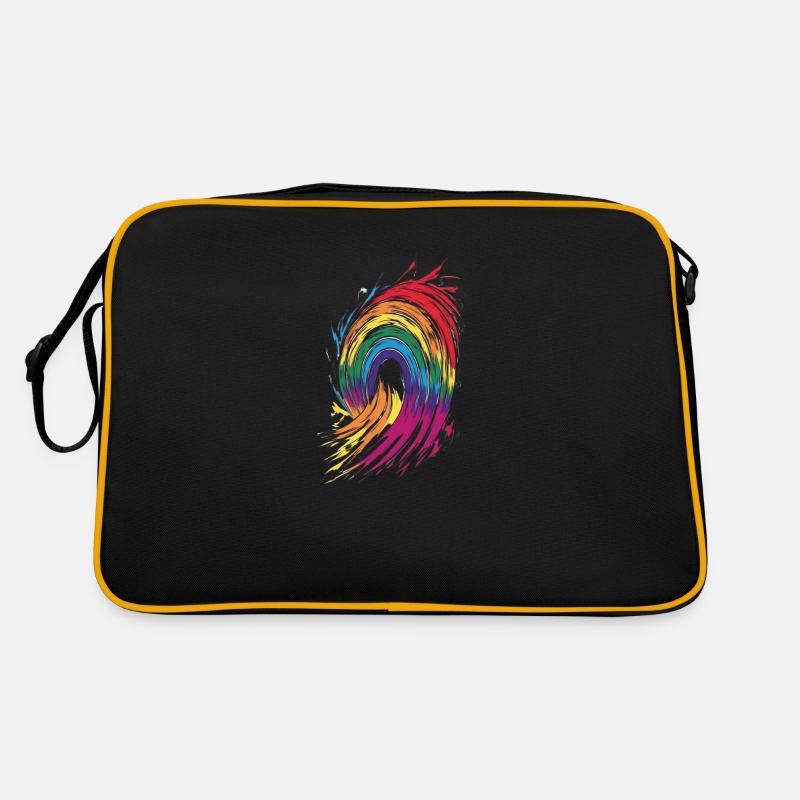 Regenbogen Retro Tasche