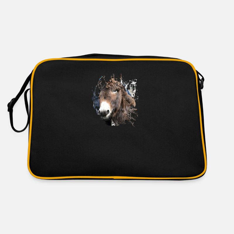 L'âne au pelage Sac Retro