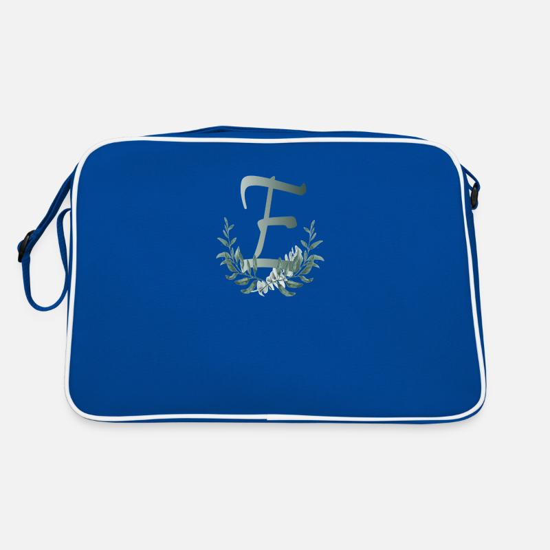 Letter E with plants Retro Bag