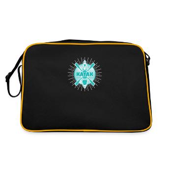 Sports nautiques en kayak - Sac Retro - noir/or - Dos