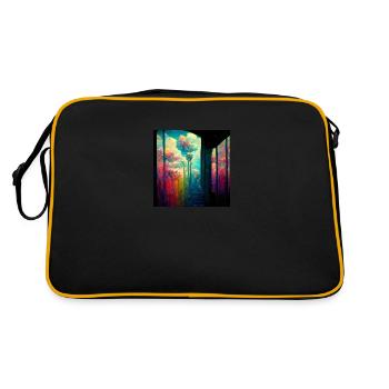 Towers in the Rainbow - Retro Bag - black/gold - Back
