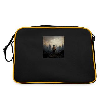 Apocalypse End of World Painting - Retro Bag - black/gold - Back