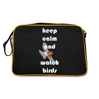 Observation des oiseaux Oiseaux Observation des oiseaux Oiseaux - Sac Retro - noir/or - Dos