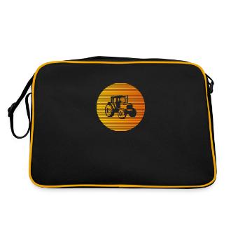Tracteur - Sac Retro - noir/or - Dos