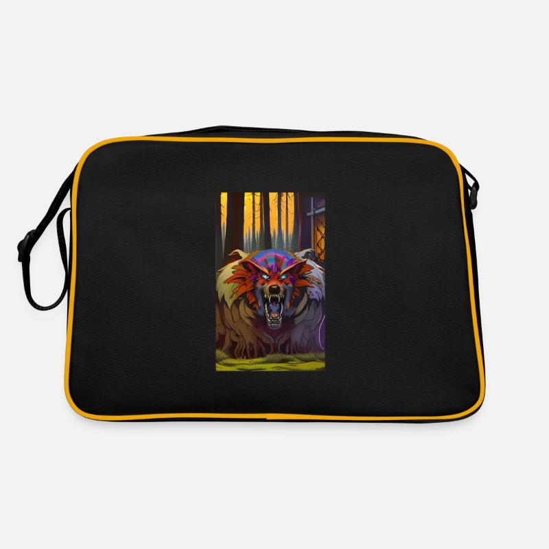Werewolf | Wolf | Mythical creatures | Monsters | Mystical Retro Bag
