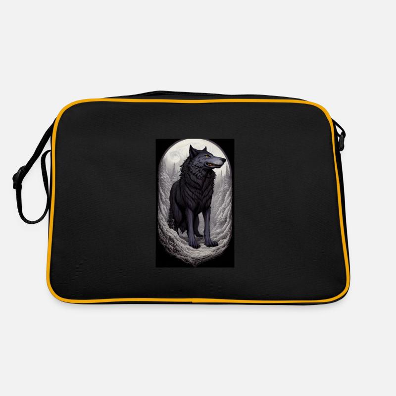 Werewolf | Wolf | Mythical creatures | Monsters | Mystical Retro Bag