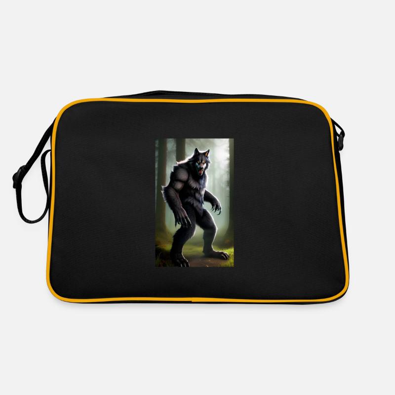 Werewolf | Wolf | Mythical creatures | Monsters | Mystical Retro Bag