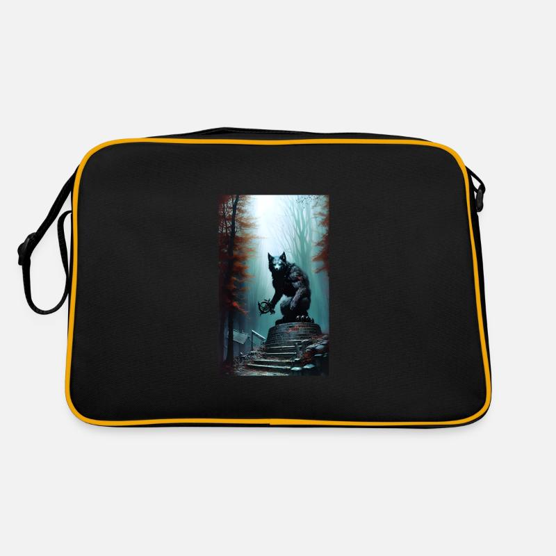 Werewolf | Wolf | Mythical creatures | Monsters | Mystical Retro Bag