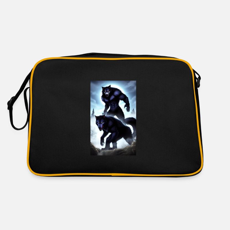 Werewolf | Wolf | Mythical creatures | Monsters | Mystical Retro Bag