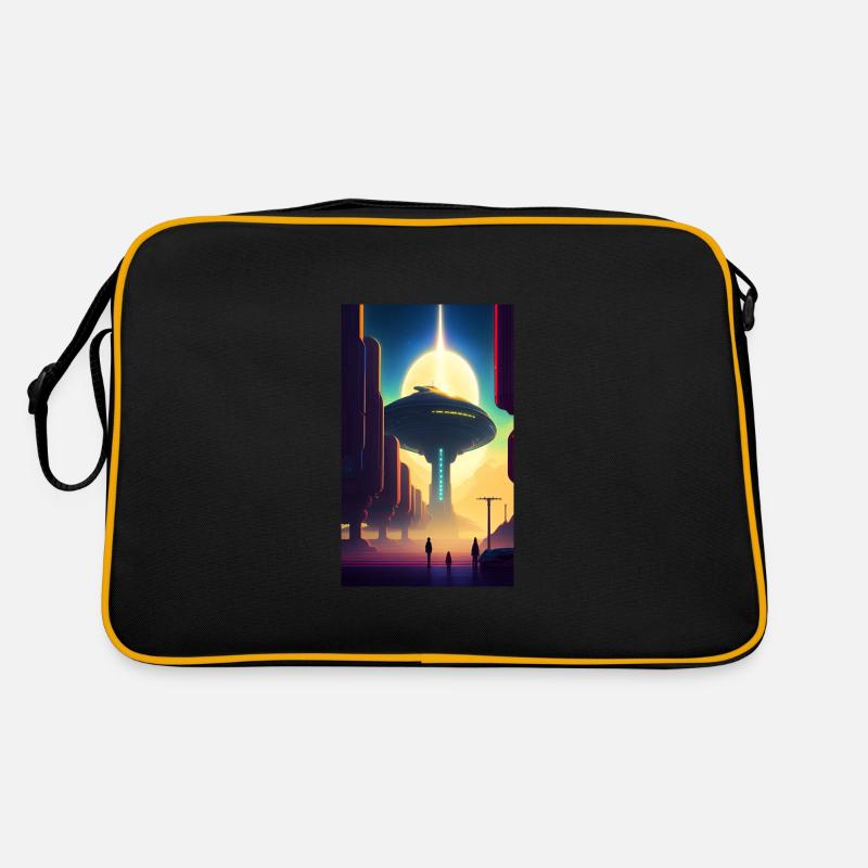 Alien | UFO | Spaceship | UAP | alien Retro Bag