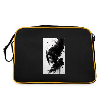 Extraterrestre | OVNI | Vaisseau spatial | PAU | étranger - Sac Retro - noir/or - Dos