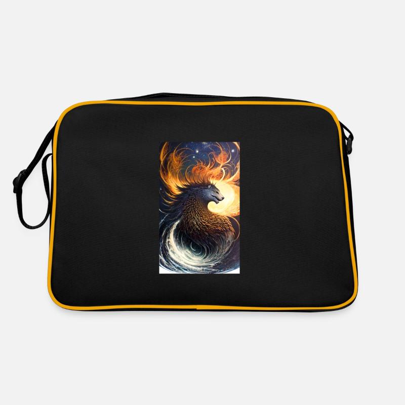 Dragon | Monsters | Mythical creatures | Dinosaur Retro Bag