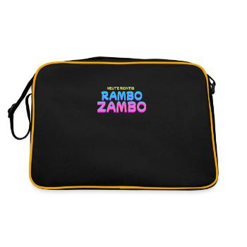 Aujourd’hui : Rambo Zambo (Chancelier 2025) - Sac Retro - noir/or - Dos