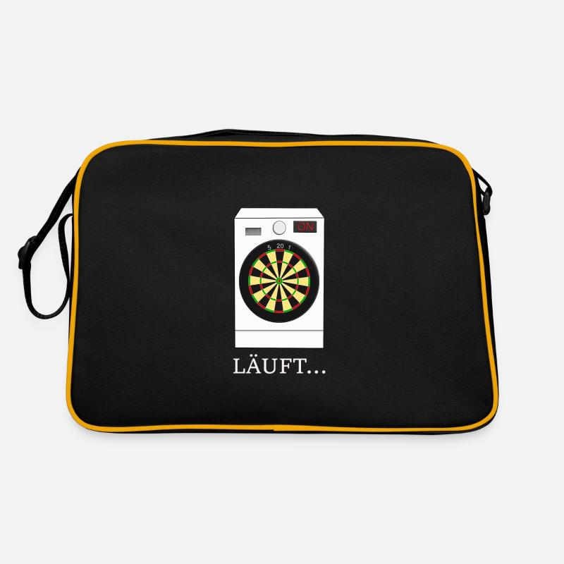 Darts Waschmaschine Retro Tasche