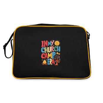 À l’époque de mon camp d’église VBS, Bible Camp Fun - Sac Retro - noir/or - Dos
