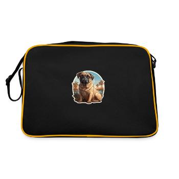 Carlin Hawaï Vintage - Sac Retro - noir/or - Dos