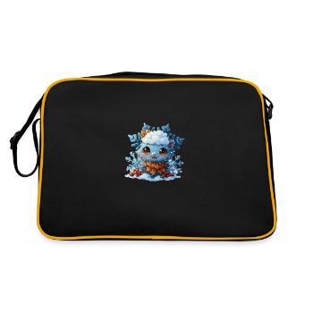 Flocon de neige pour les enfants - Sac Retro - noir/or - Dos