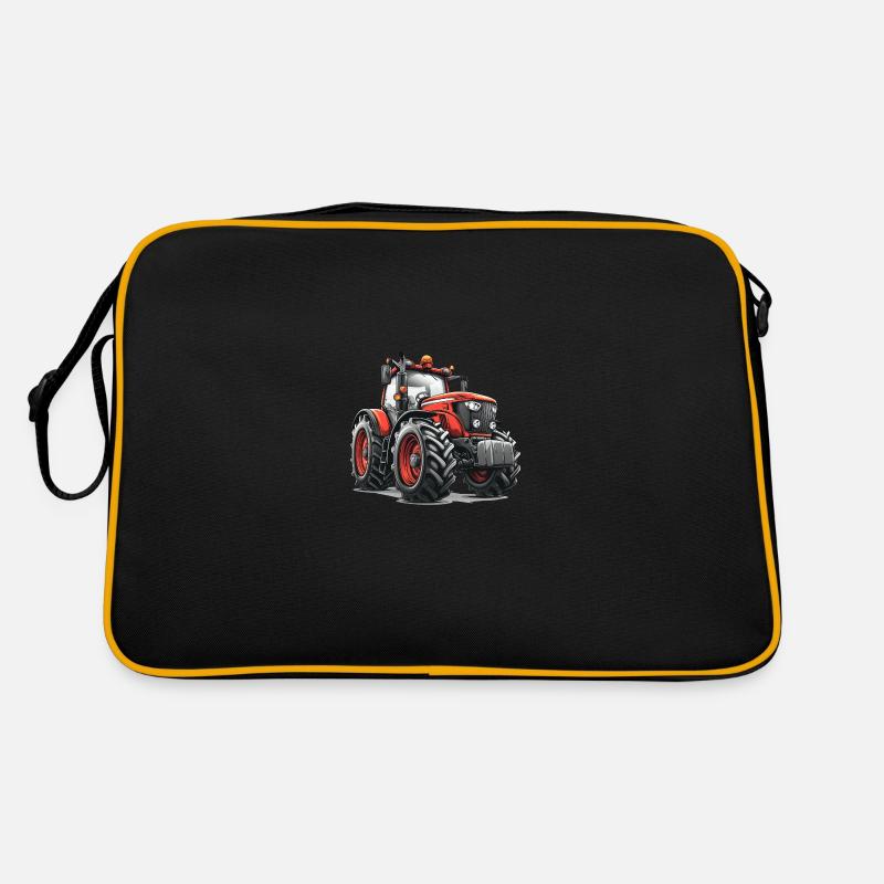 Cute Tractor Retro Bag