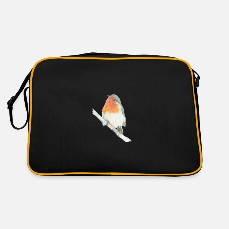 robin - Retro Bag - black/gold
