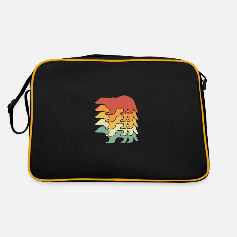 Blaireau coloré Sac Retro