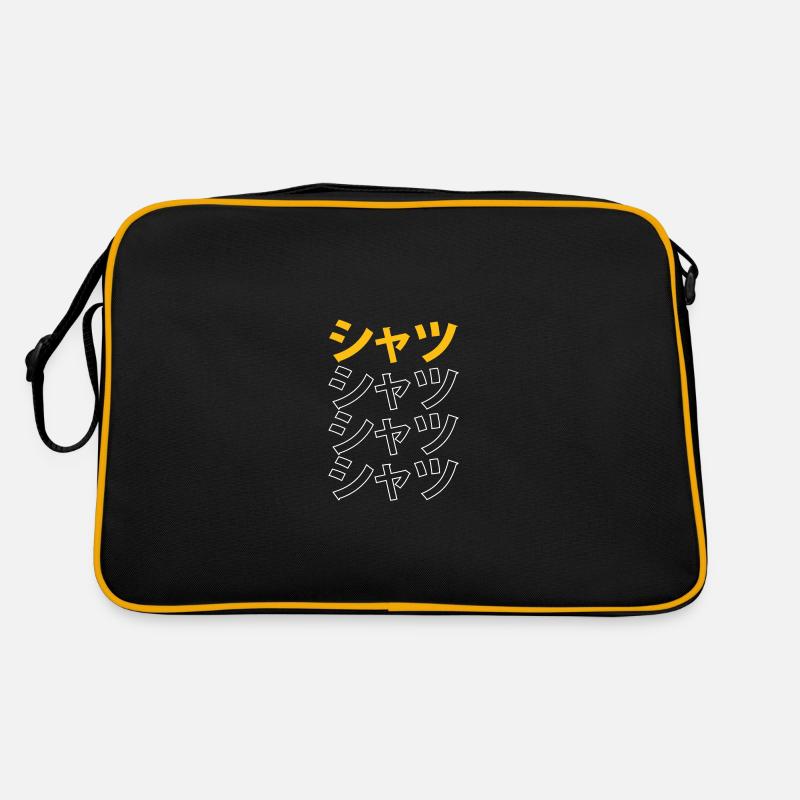 Nettes Kawaii Japanisches Skript Retro Tasche