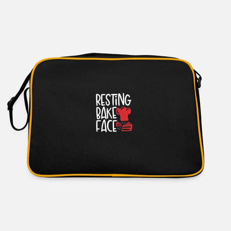 Resting cheek face Retro Bag