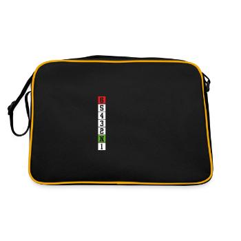 Moto GearShift Six - Sac Retro - noir/or - Dos