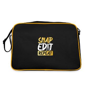 Répétition de l’édition instantanée - Sac Retro - noir/or - Dos