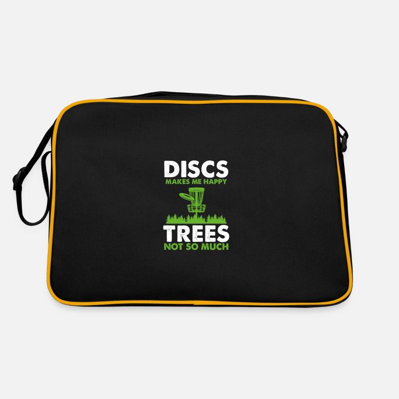 Discs Machen Mich Glücklich Retro Tasche