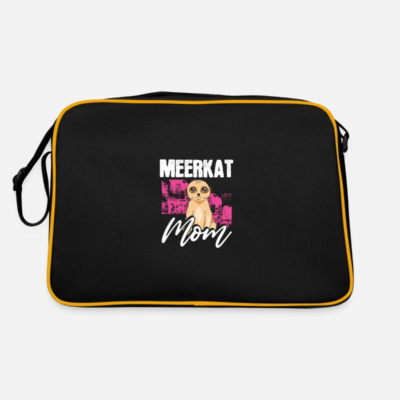 Mutter Erdmännchen Retro Tasche