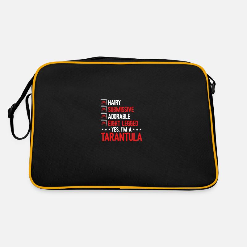 Yes, I am a tarantula Retro Bag