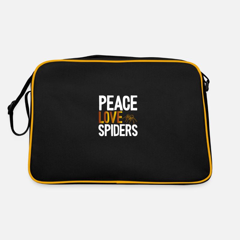 La paix aime les araignées Sac Retro