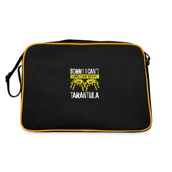 J’ai des projets avec ma tarentule - Sac Retro - noir/or - Dos