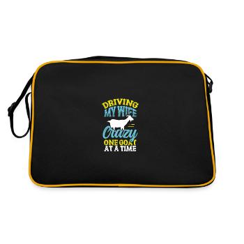 Rend ma femme folle - Sac Retro - noir/or - Dos