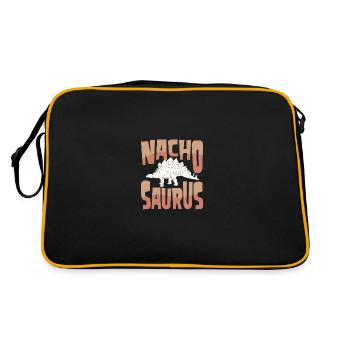 Manger Nacho Stegosaurus - Sac Retro - noir/or - Dos