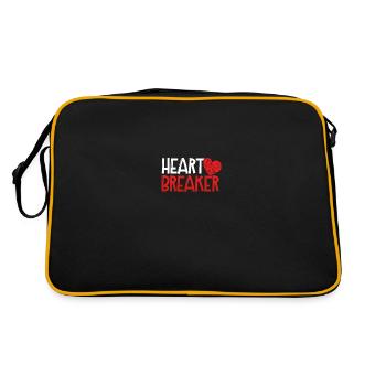 Heartbreakers On Valentine's Day - Retro Bag - black/gold - Back