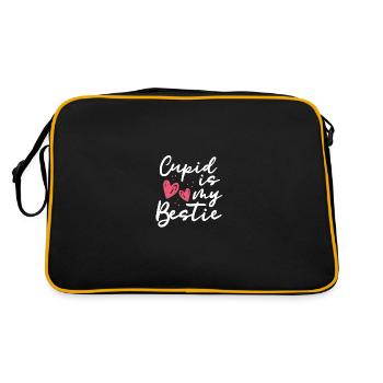 Cupidon est mon meilleur - Sac Retro - noir/or - Dos