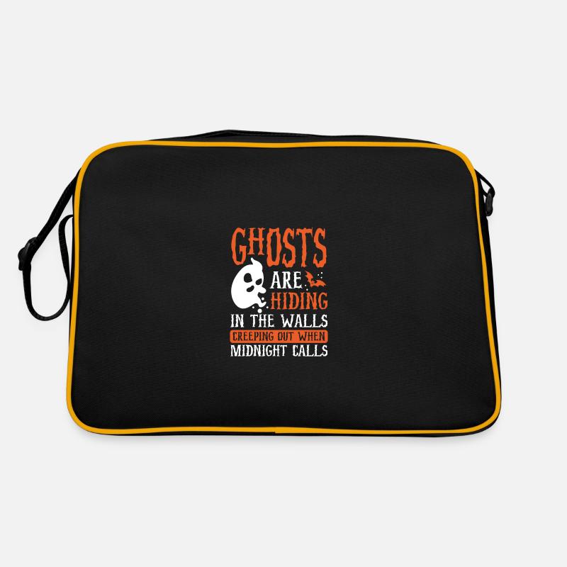 Ghosts Hide In The Walls Retro Bag