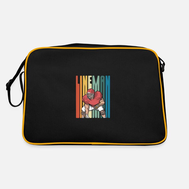 Bunter Lineman Retro Tasche