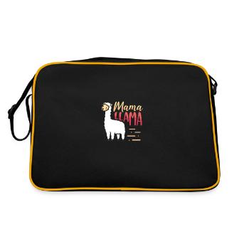 Mama Lama - Retro Bag - black/gold - Back