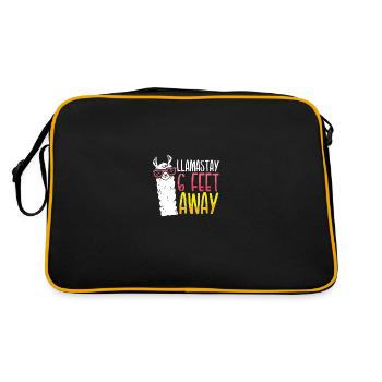 Lamastay Six meters away - Retro Bag - black/gold - Back