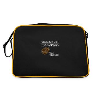 Sin And Cos Mandarin - Retro Bag - black/gold - Back