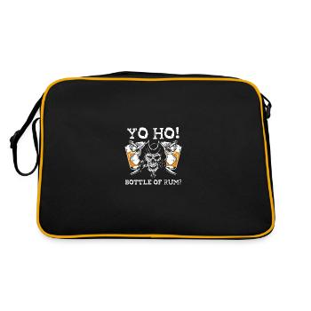 Yo Ho Bouteille de rhum - Sac Retro - noir/or - Dos