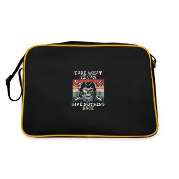 Prenez ce que nous ne pouvons pas retourner - Sac Retro - noir/or - Dos