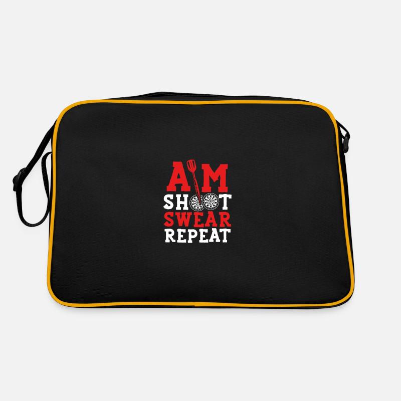 Tir à la cible, jurons, répétition Sac Retro