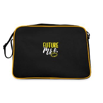 In the future mrs - Retro Bag - black/gold - Back